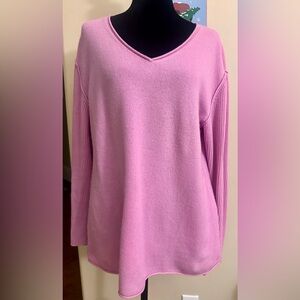 Sundance Blush Pink Scoop Neck Sweater